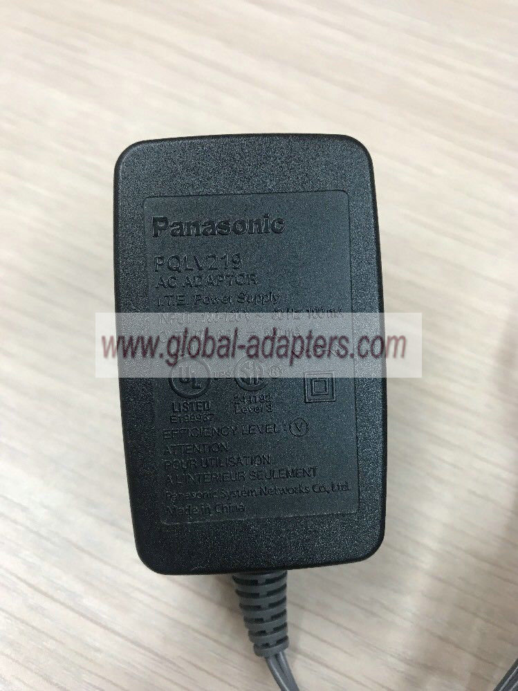 Original 6.5V DC 500mA Panasonic PQLV219 AC Power Supply Adapter Adaptor Charger Original 6.5V DC 500mA Panasonic PQLV219 AC Power Supply Adapter Adaptor Charger